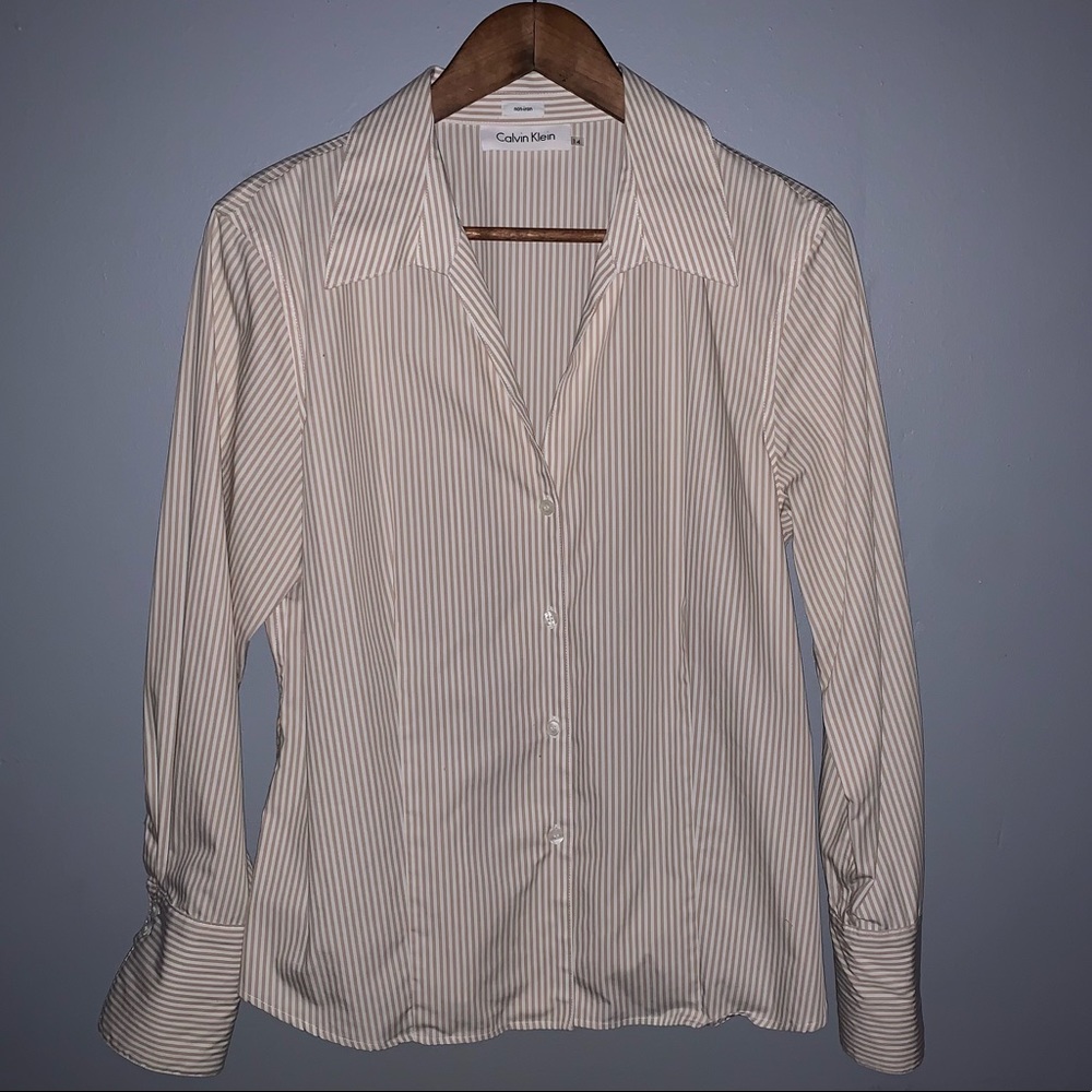 Calvin Klein Button Down Top / Women’s 14